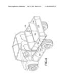 VEHICLE HAVING UTILITY BED AND RETRACTABLE SEAT diagram and image