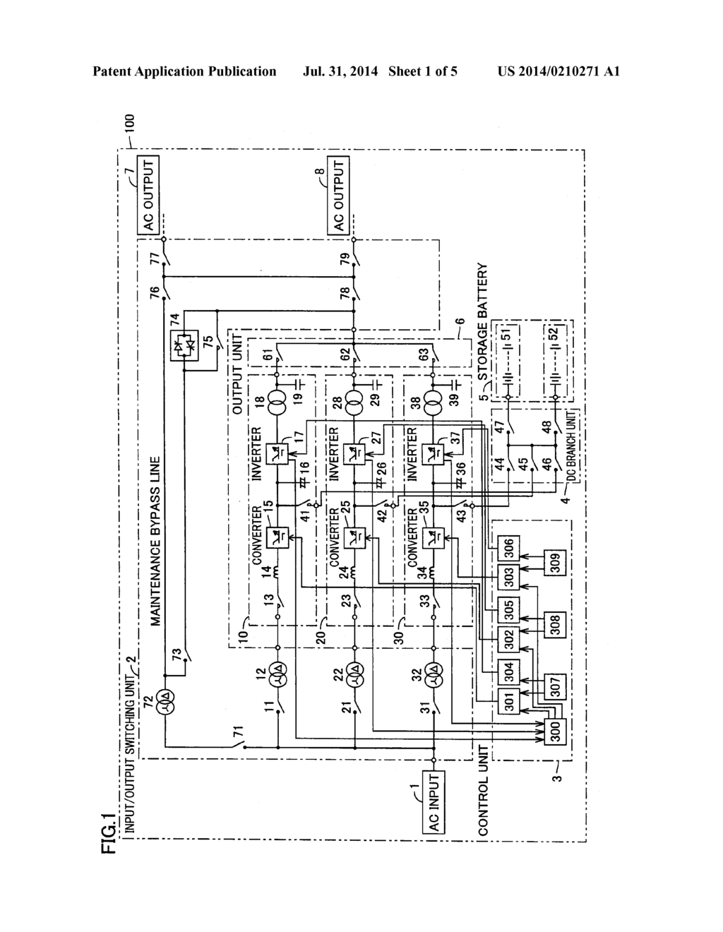 UNINTERRUPTIBLE POWER SUPPLY SYSTEM - diagram, schematic, and image 02