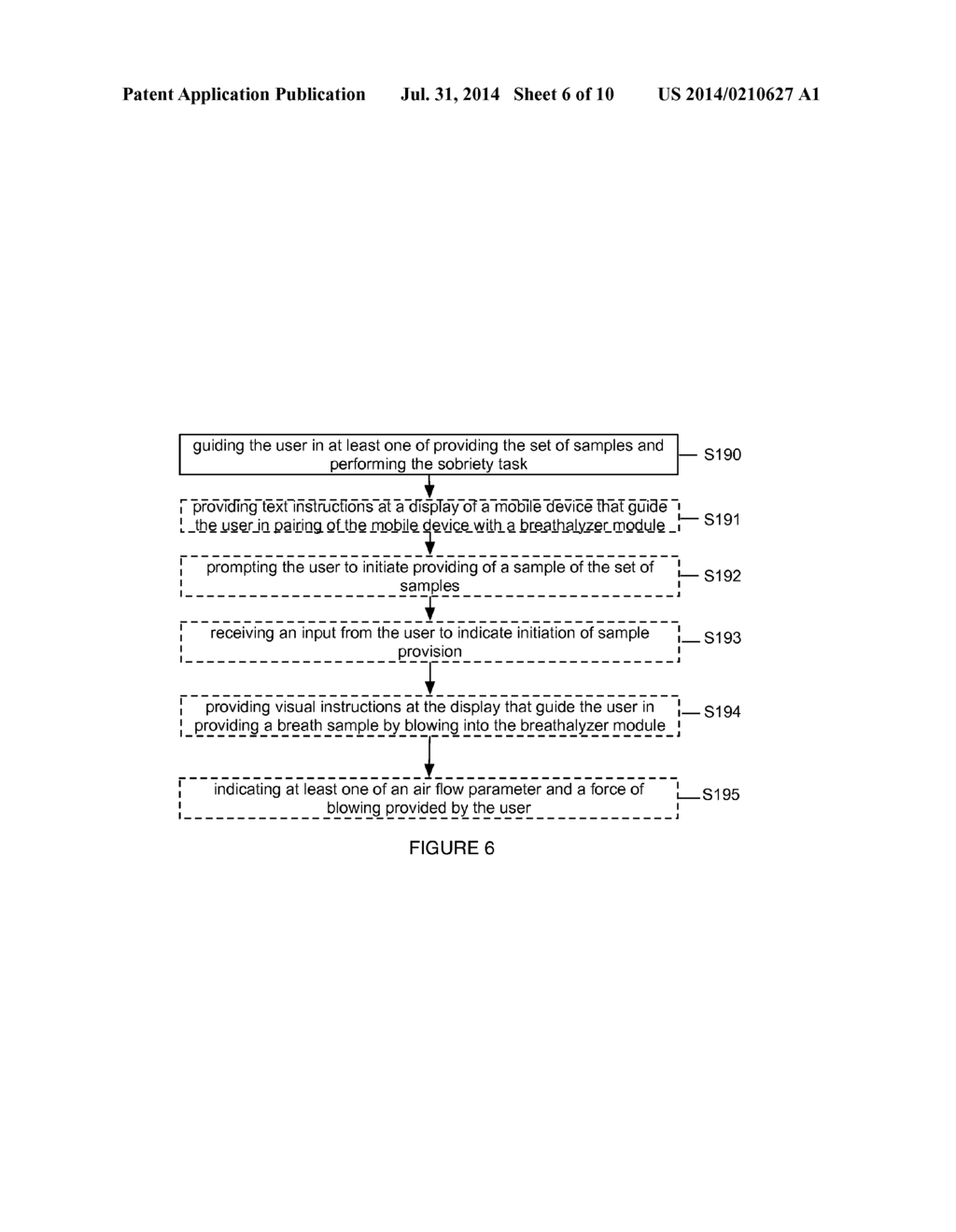 METHOD AND SYSTEM FOR MONITORING INTOXICATION - diagram, schematic, and image 07