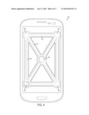 METHOD OF UNLOCKING AND SUBSEQUENT APPLICATION LAUNCH IN PORTABLE     ELECTRONIC DEVICE VIA ORIENTATION SENSING diagram and image