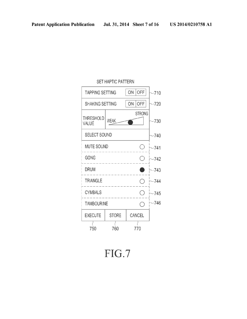 MOBILE TERMINAL FOR GENERATING HAPTIC PATTERN AND METHOD THEREFOR - diagram, schematic, and image 08