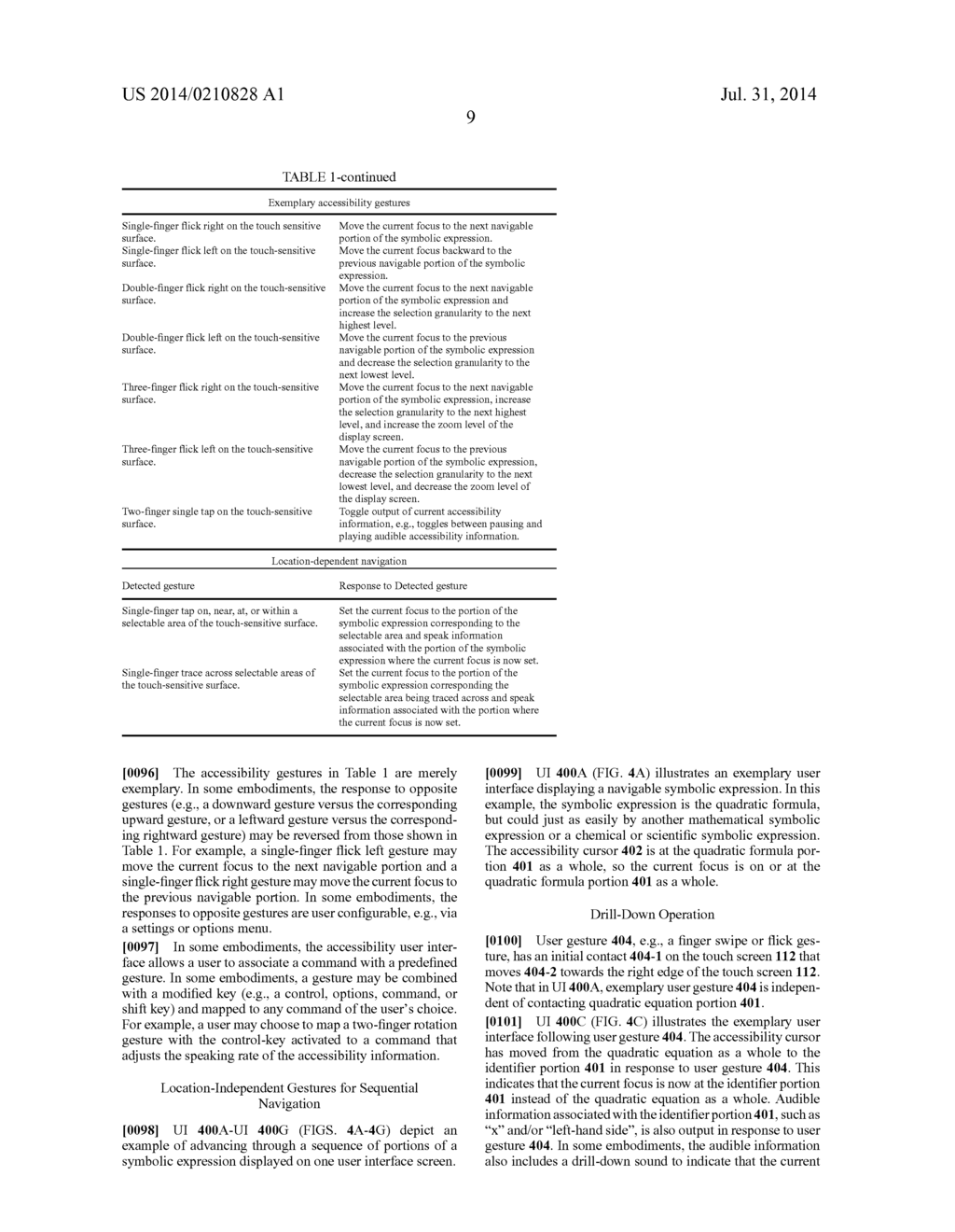 ACCESSIBILITY TECHINQUES FOR PRESENTATION OF SYMBOLIC EXPRESSIONS - diagram, schematic, and image 42