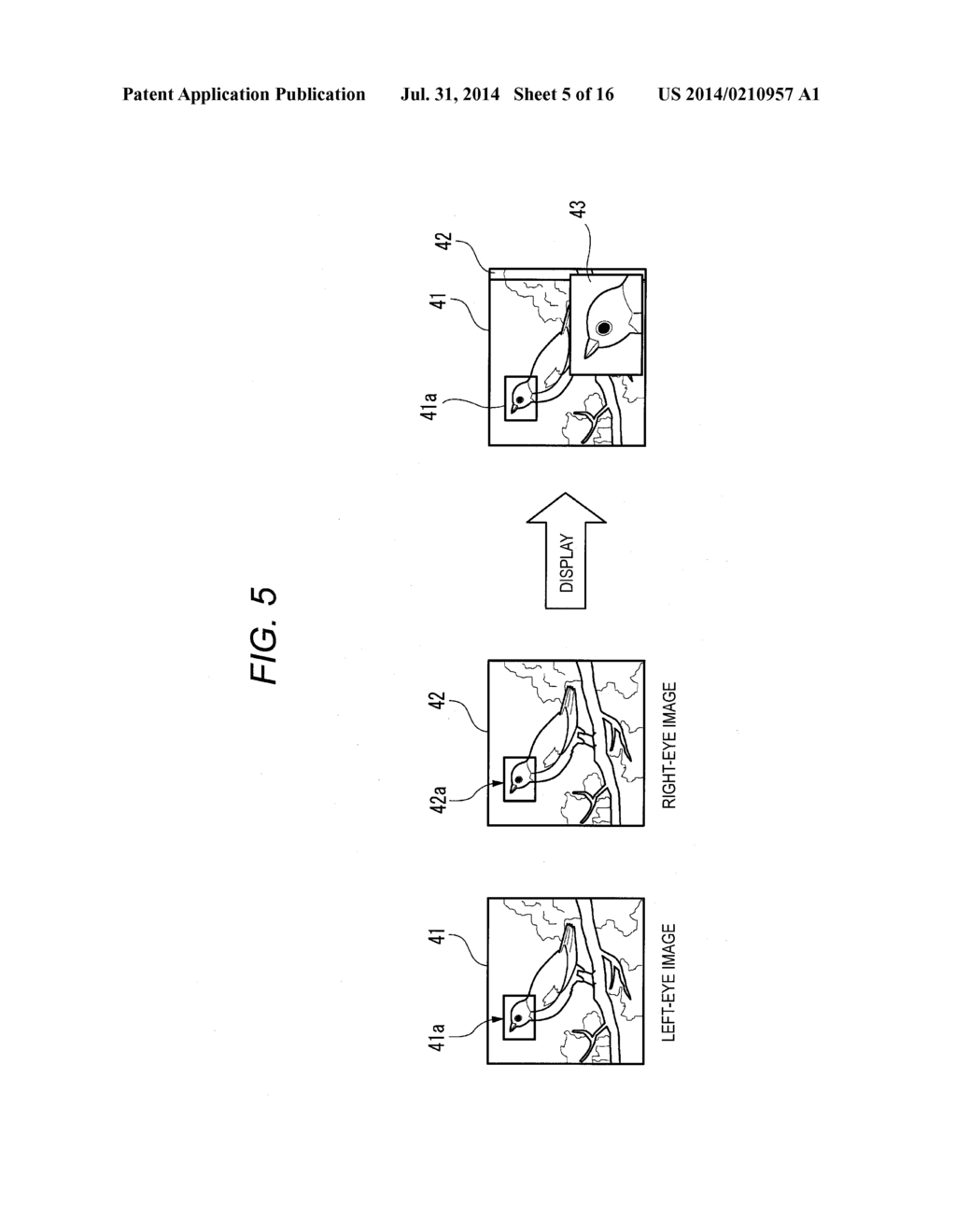 STEREOSCOPIC IMAGING APPARATUS AND METHOD OF DISPLAYING IN-FOCUS STATE     CONFIRMATION IMAGE - diagram, schematic, and image 06