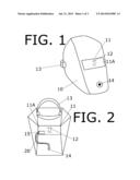 Temperature Display Helmet diagram and image