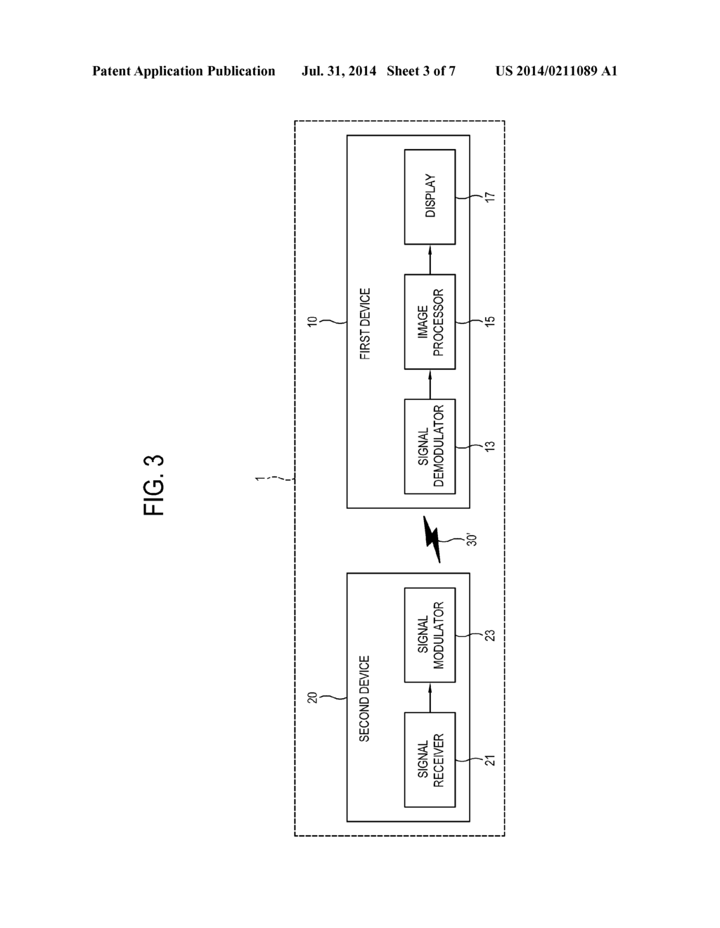 DISPLAY APPARATUS AND CONTROL METHOD OF MODULATING AND DEMODULATING A     PLURALITY OF IMAGE SIGNALS - diagram, schematic, and image 04