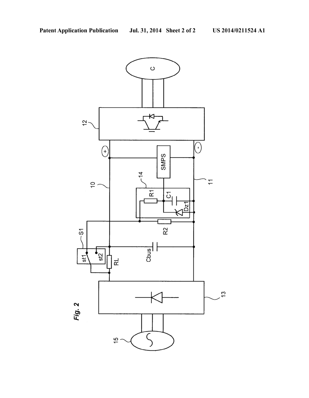 POWER CONVERTER AND PRE-CHARGING CIRCUIT OF SAME - diagram, schematic, and image 03