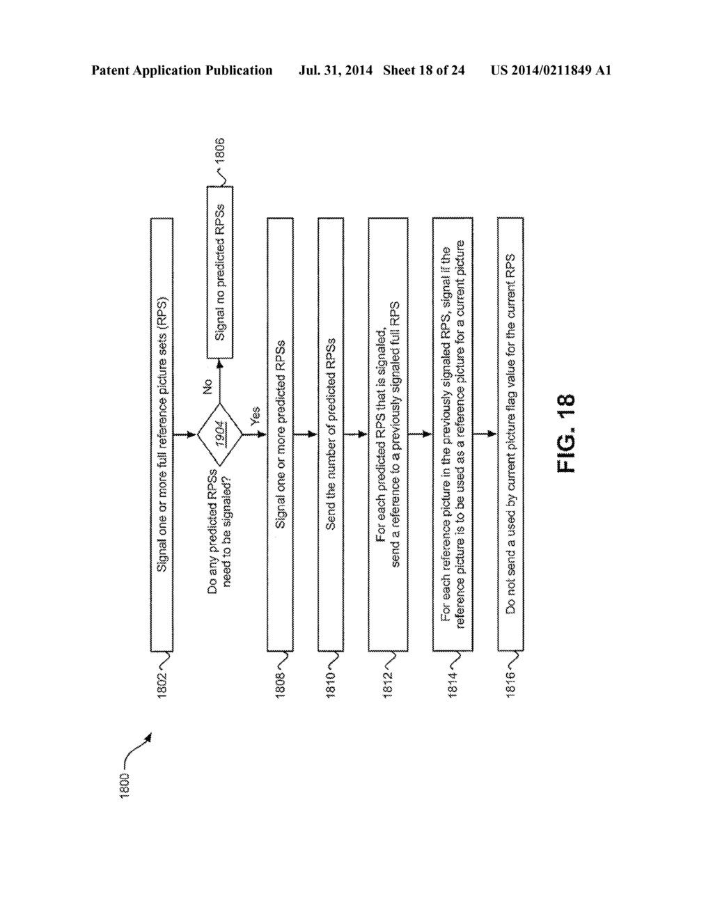 REFERENCE PICTURE SET SIGNALING AND RESTRICTION ON AN ELECTRONIC DEVICE - diagram, schematic, and image 19