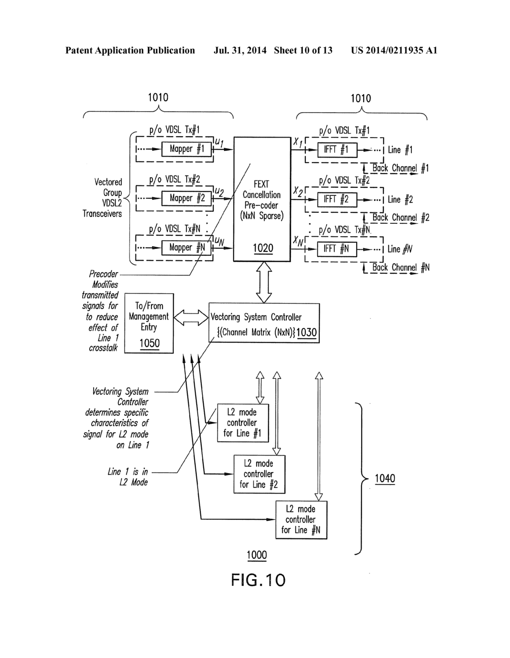 METHOD AND APPARATUS FOR REDUCING NOISE IN A COMMUNICATION SYSTEM - diagram, schematic, and image 11