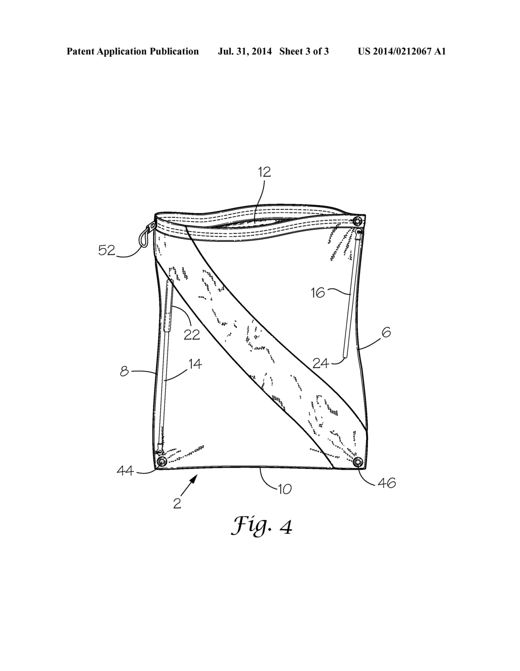 CONVERTIBLE STORAGE BAG AND MARINE SIGNAL FLAG - diagram, schematic, and image 04