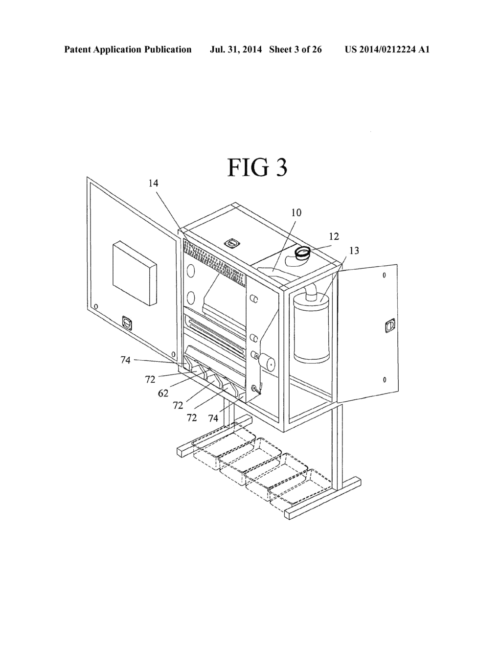 Systems For Dispensing Bedding Materials Into Cages For Laboratory Animals - diagram, schematic, and image 04