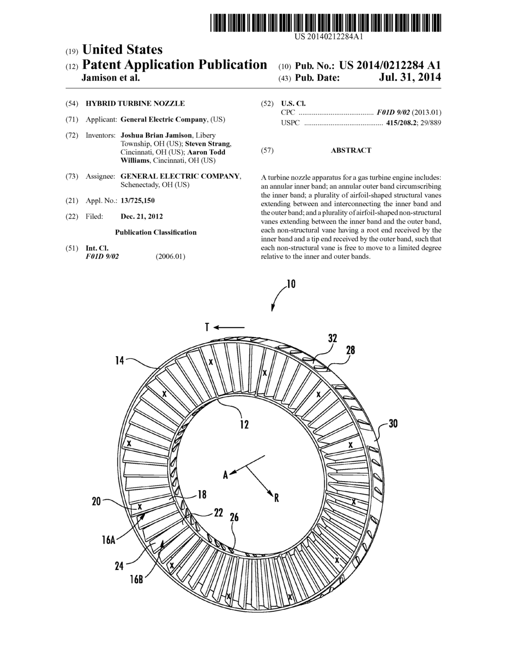 HYBRID TURBINE NOZZLE - diagram, schematic, and image 01