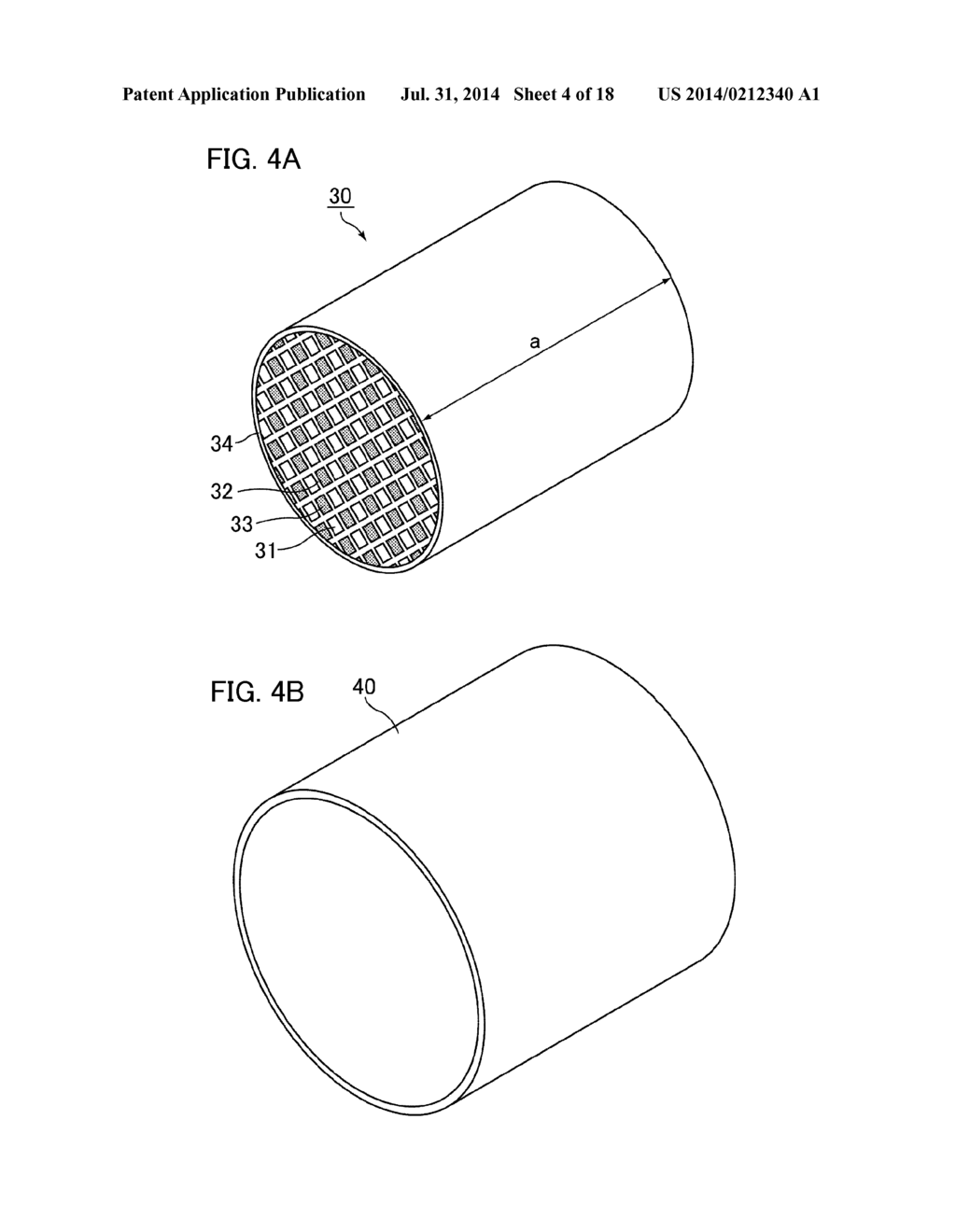 HOLDING SEALING MATERIAL, METHOD FOR MANUFACTURING HOLDING SEALING     MATERIAL, EXHAUSTED GAS PURIFYING APPARATUS, AND METHOD FOR MANUFACTURING     EXHAUST GAS PURIFYING APPARATUS - diagram, schematic, and image 05