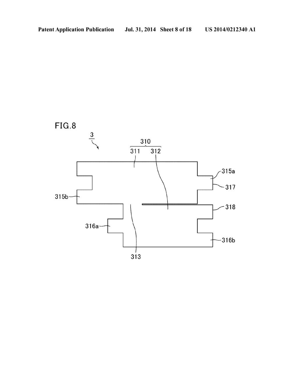 HOLDING SEALING MATERIAL, METHOD FOR MANUFACTURING HOLDING SEALING     MATERIAL, EXHAUSTED GAS PURIFYING APPARATUS, AND METHOD FOR MANUFACTURING     EXHAUST GAS PURIFYING APPARATUS - diagram, schematic, and image 09