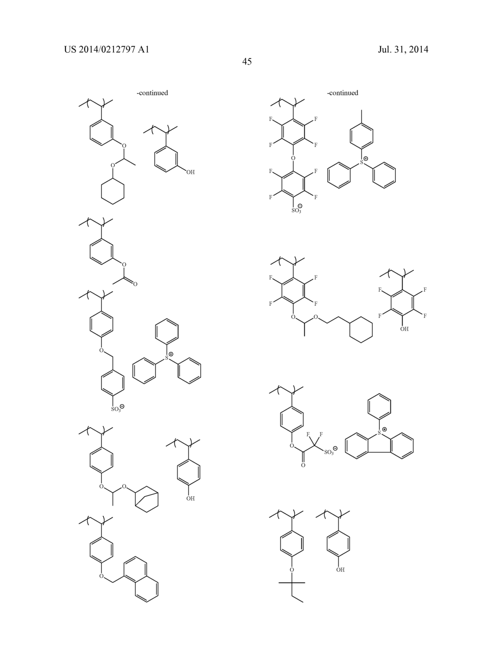 ACTINIC RAY-SENSITIVE OR RADIATION-SENSITIVE RESIN COMPOSITION, RESIST     FILM AND PATTERN FORMING METHOD EACH USING THE COMPOSITION, MANUFACTURING     METHOD OF SEMICONDUCTOR DEVICE, SEMICONDUCTOR DEVICE AND PRODUCTION     METHOD OF RESIN - diagram, schematic, and image 46