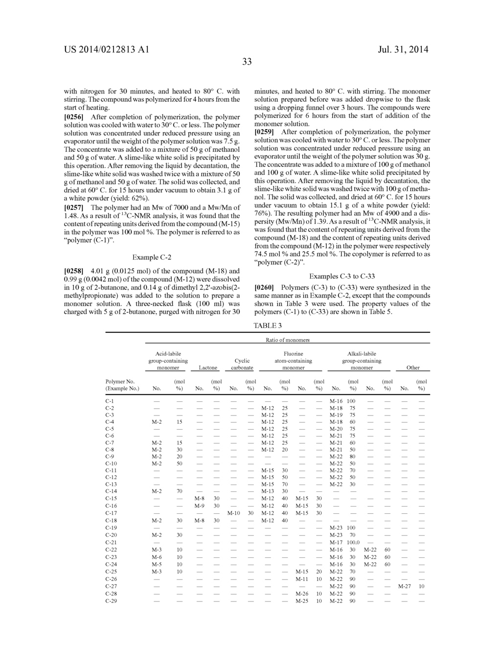 RADIATION-SENSITIVE RESIN COMPOSITION, METHOD FOR FORMING RESIST PATTERN,     POLYMER AND POLYMERIZABLE COMPOUND - diagram, schematic, and image 34