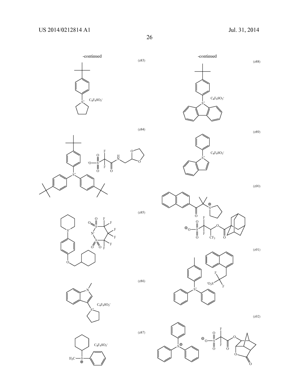 ACTINIC-RAY- OR RADIATION-SENSITIVE RESIN COMPOSITION, ACTINIC-RAY- OR     RADIATION-SENSITIVE FILM THEREFROM, METHOD OF FORMING PATTERN USING THE     COMPOSITION, PROCESS FOR MANUFACTURING ELECTRONIC DEVICE AND ELECTRONIC     DEVICE - diagram, schematic, and image 27