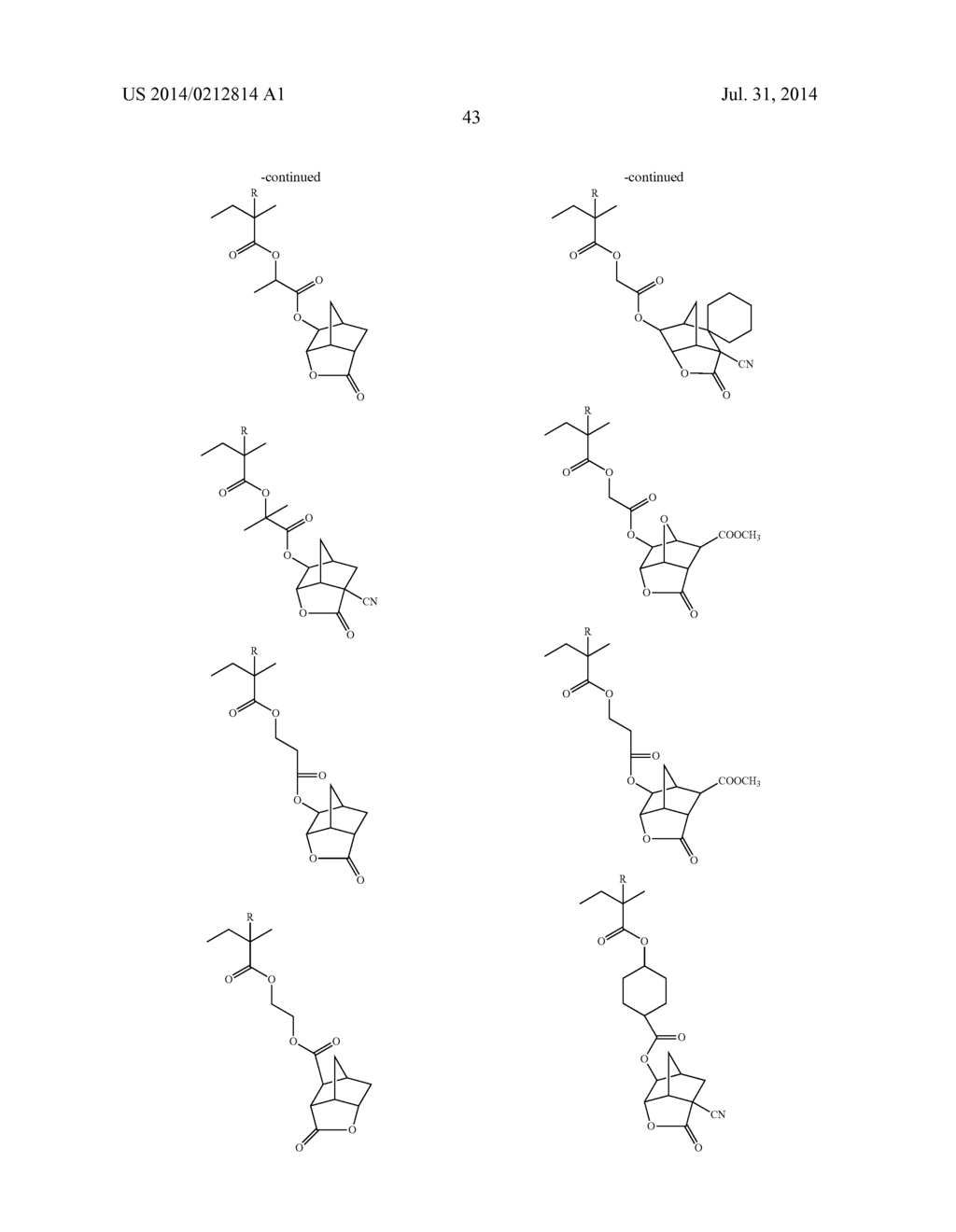 ACTINIC-RAY- OR RADIATION-SENSITIVE RESIN COMPOSITION, ACTINIC-RAY- OR     RADIATION-SENSITIVE FILM THEREFROM, METHOD OF FORMING PATTERN USING THE     COMPOSITION, PROCESS FOR MANUFACTURING ELECTRONIC DEVICE AND ELECTRONIC     DEVICE - diagram, schematic, and image 44