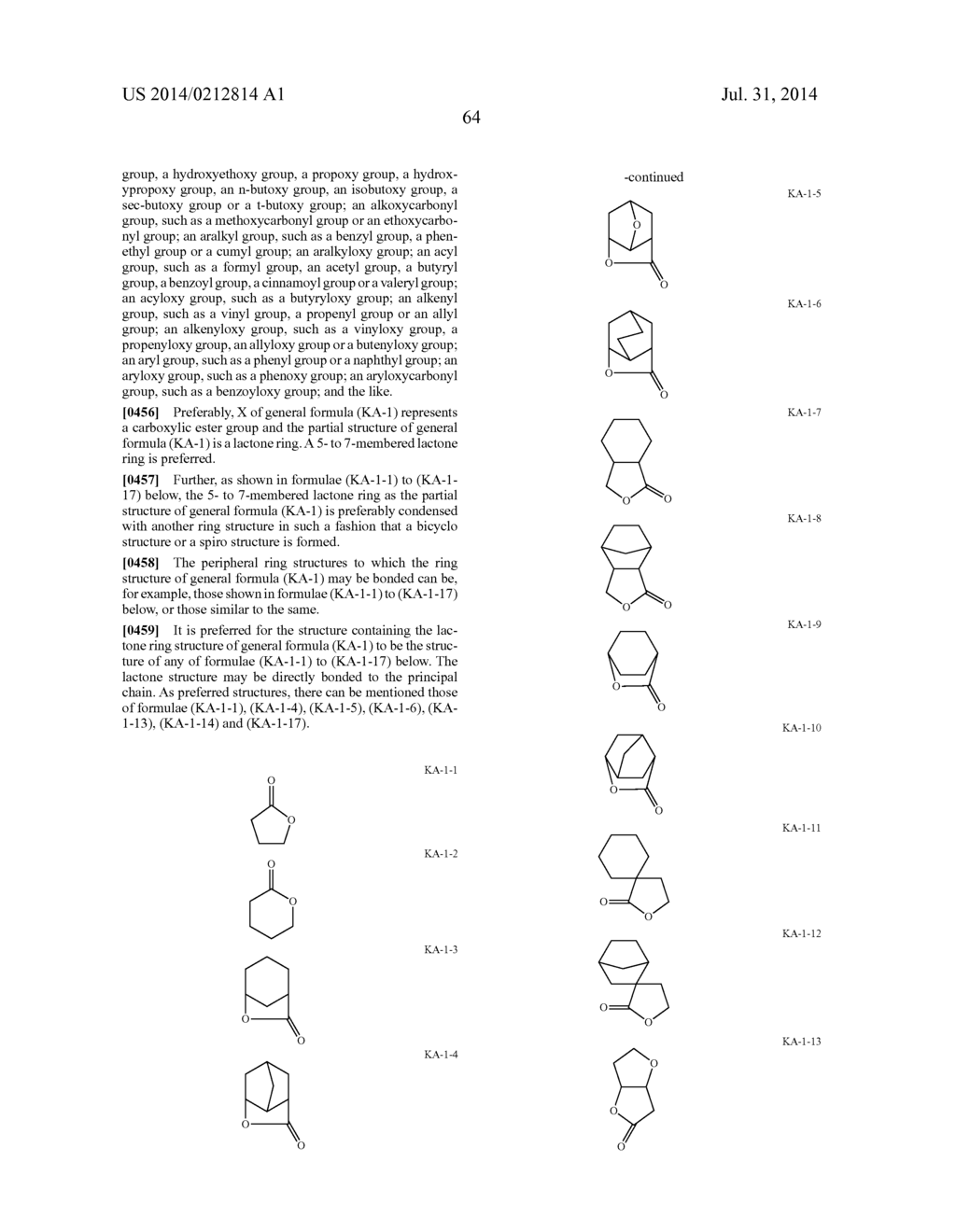 ACTINIC-RAY- OR RADIATION-SENSITIVE RESIN COMPOSITION, ACTINIC-RAY- OR     RADIATION-SENSITIVE FILM THEREFROM, METHOD OF FORMING PATTERN USING THE     COMPOSITION, PROCESS FOR MANUFACTURING ELECTRONIC DEVICE AND ELECTRONIC     DEVICE - diagram, schematic, and image 65