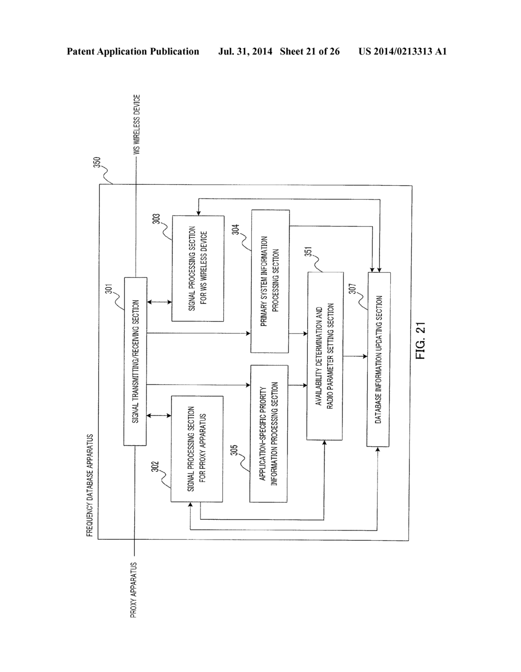 WHITE SPACE SHARING CONTROL METHOD, DATABASE DEVICE, AGENT DEVICE AND     COMMUNICATION SYSTEM - diagram, schematic, and image 22