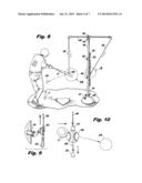 BALL HITTING PRACTICE DEVICE AND BALL diagram and image