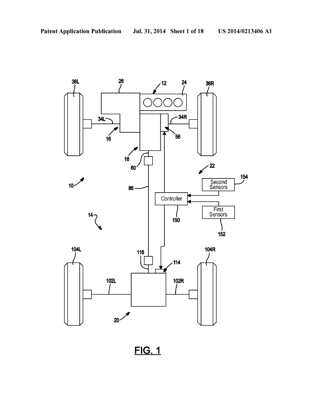 DISCONNECTABLE DRIVELINE FOR ALL-WHEEL DRIVE VEHICLE - diagram, schematic, and image 02