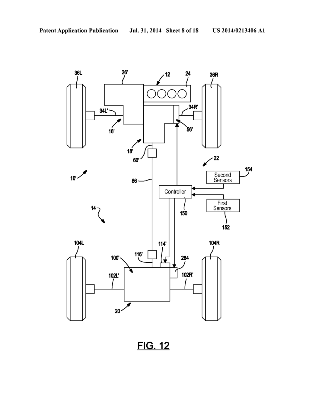 DISCONNECTABLE DRIVELINE FOR ALL-WHEEL DRIVE VEHICLE - diagram, schematic, and image 09