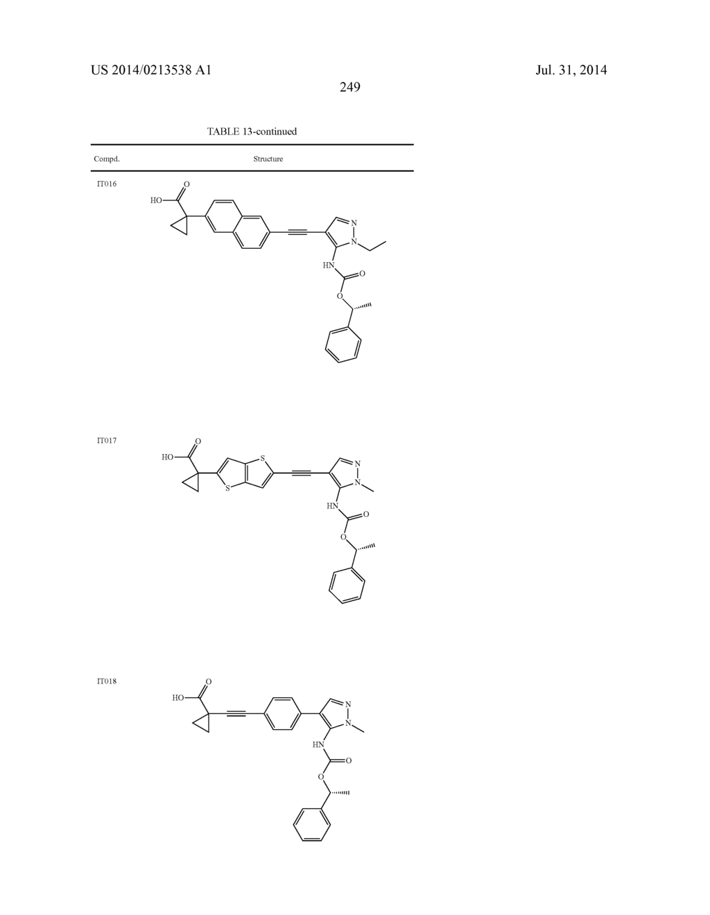 LYSOPHOSPHATIDIC ACID RECEPTOR ANTAGONISTS - diagram, schematic, and image 250