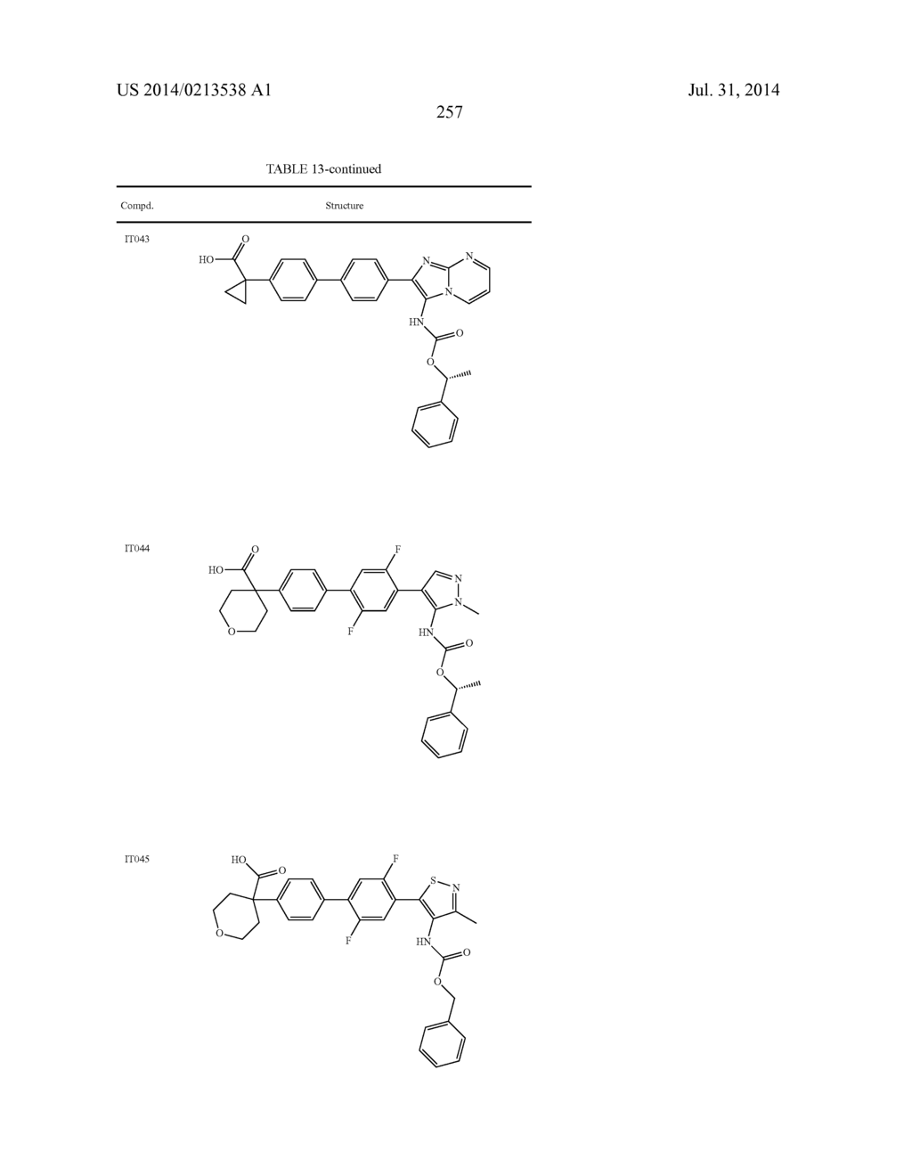 LYSOPHOSPHATIDIC ACID RECEPTOR ANTAGONISTS - diagram, schematic, and image 258