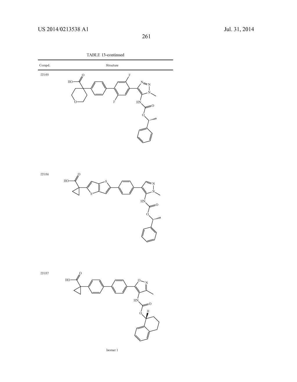 LYSOPHOSPHATIDIC ACID RECEPTOR ANTAGONISTS - diagram, schematic, and image 262