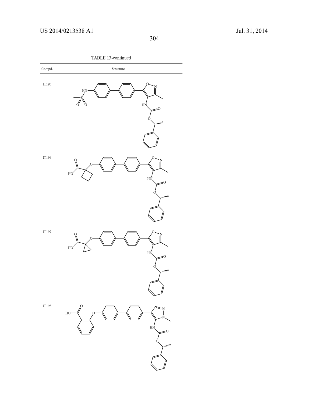 LYSOPHOSPHATIDIC ACID RECEPTOR ANTAGONISTS - diagram, schematic, and image 305