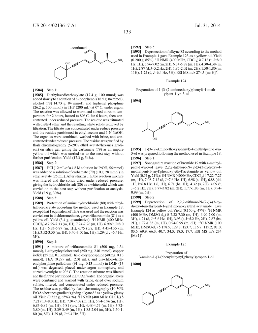 ALKYNYL PHENYL DERIVATIVE COMPOUNDS FOR TREATING OPHTHALMIC DISEASES AND     DISORDERS - diagram, schematic, and image 148