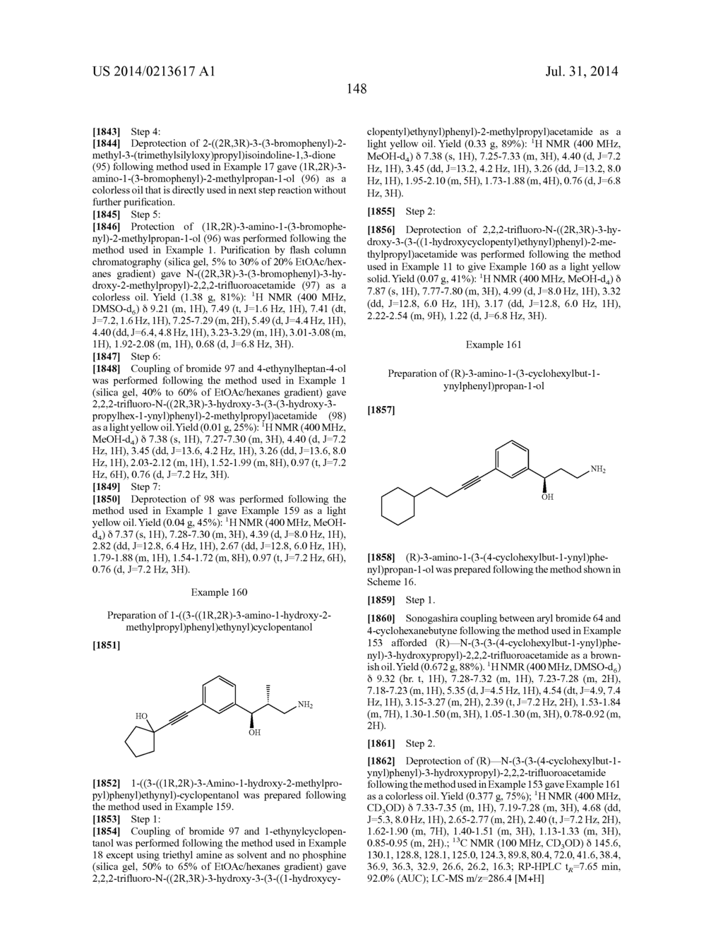 ALKYNYL PHENYL DERIVATIVE COMPOUNDS FOR TREATING OPHTHALMIC DISEASES AND     DISORDERS - diagram, schematic, and image 163