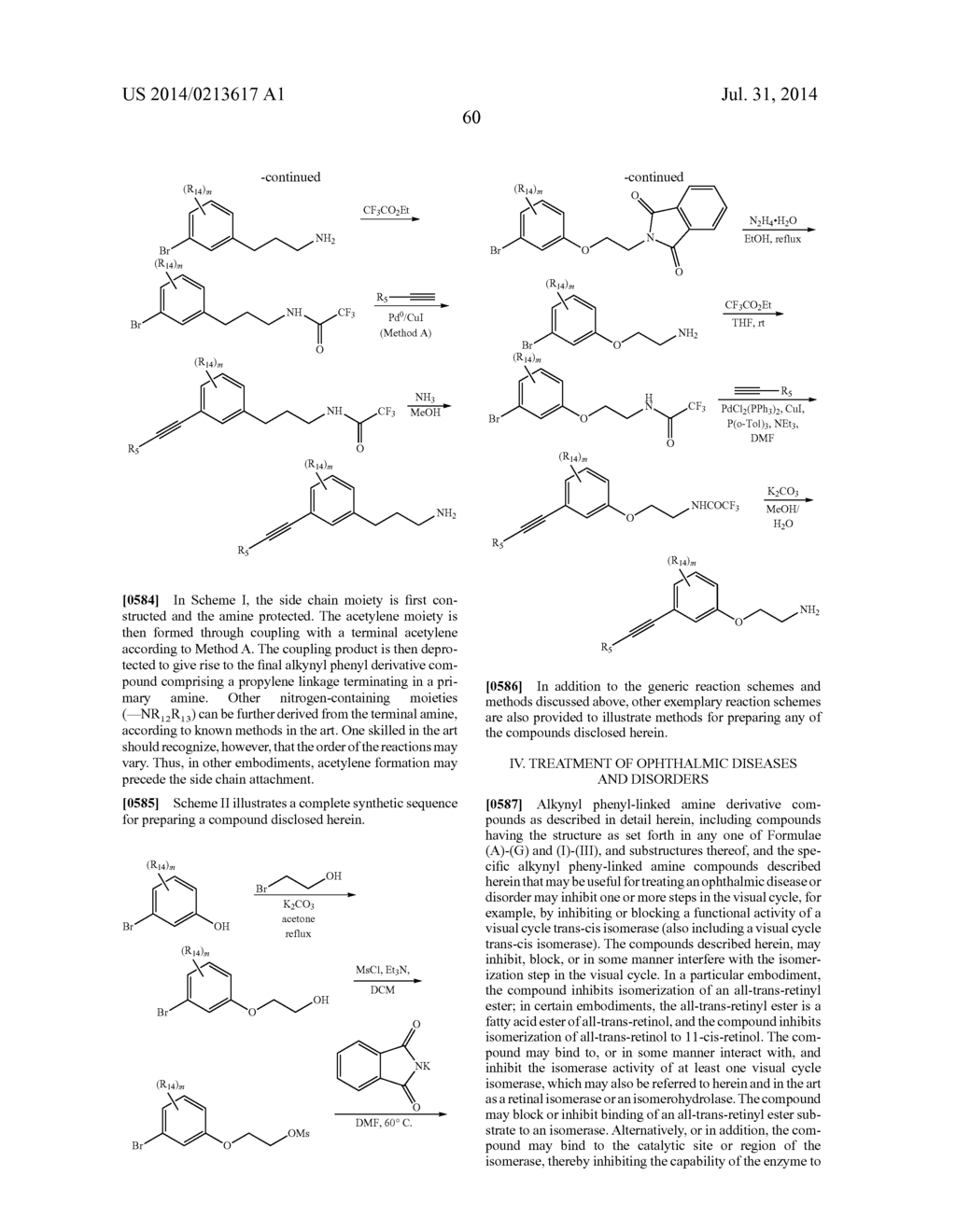 ALKYNYL PHENYL DERIVATIVE COMPOUNDS FOR TREATING OPHTHALMIC DISEASES AND     DISORDERS - diagram, schematic, and image 75