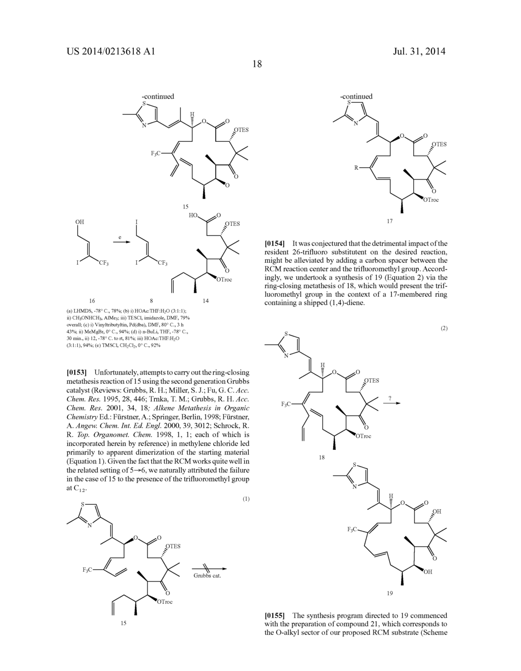 SYNTHESIS OF EPOTHILONES, INTERMEDIATES THERETO AND ANALOGUES THEREOF - diagram, schematic, and image 89