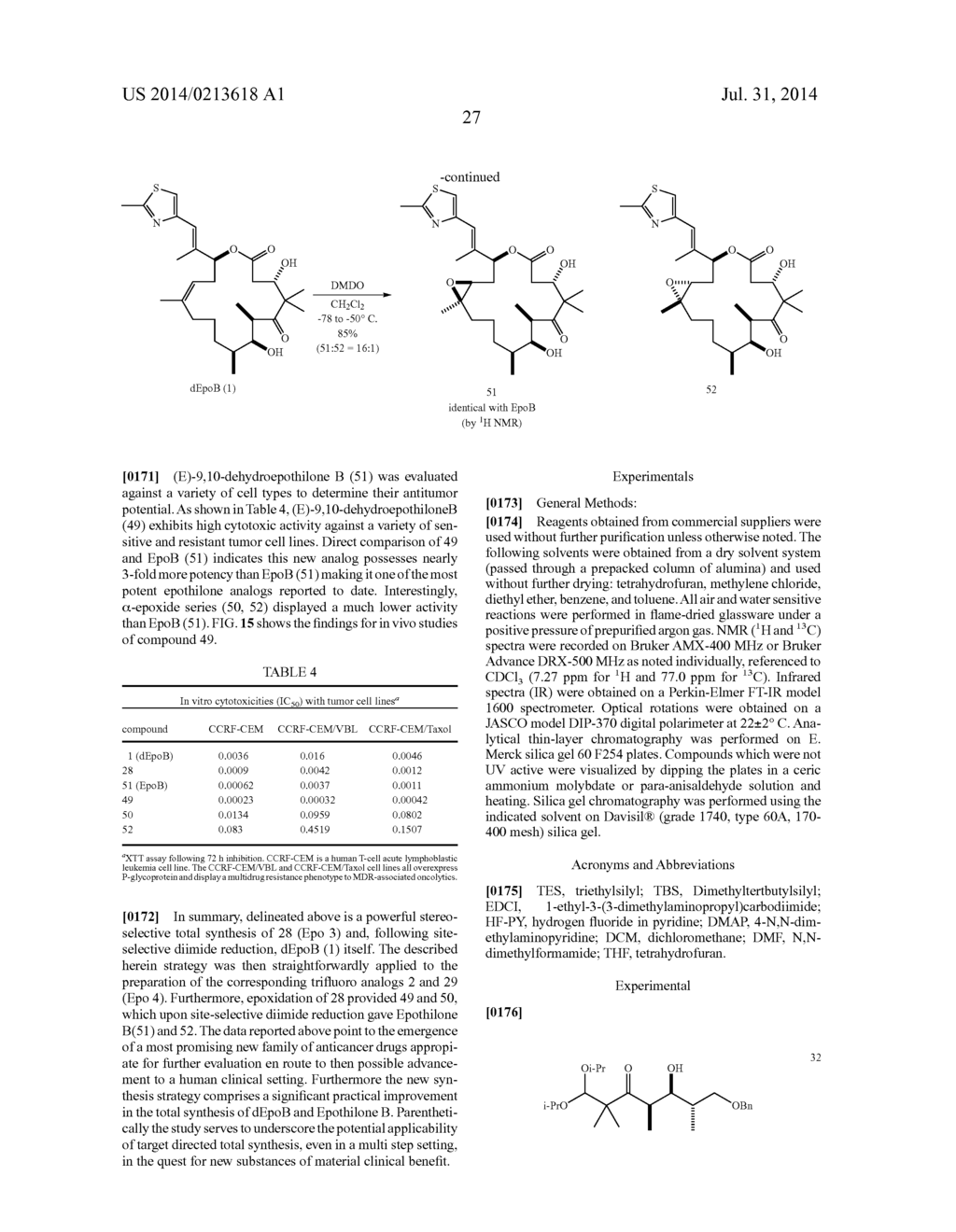 SYNTHESIS OF EPOTHILONES, INTERMEDIATES THERETO AND ANALOGUES THEREOF - diagram, schematic, and image 98