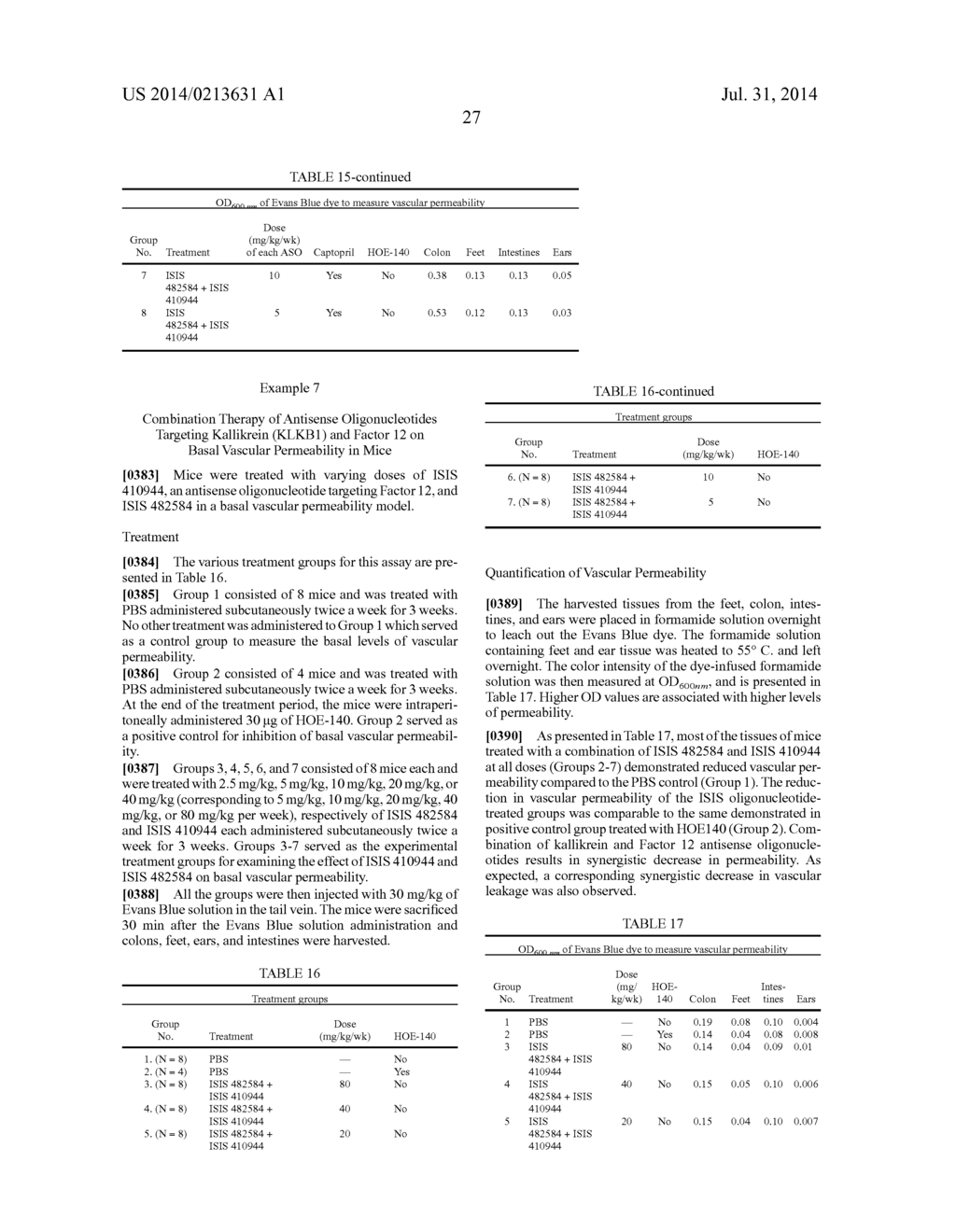 METHODS FOR MODULATING KALLIKREIN (KLKB1) EXPRESSION - diagram, schematic, and image 30