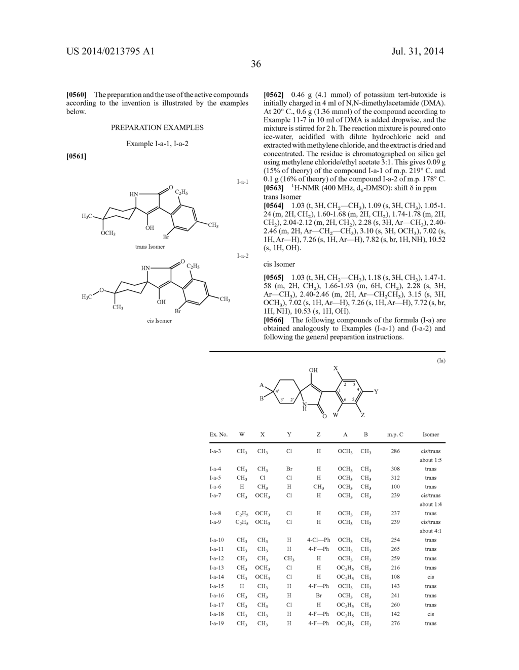 GERMINAL ALKOXY/ALKYLSPIROCYCLIC SUBSTITUTED TETRAMATE DERIVATIVES - diagram, schematic, and image 37