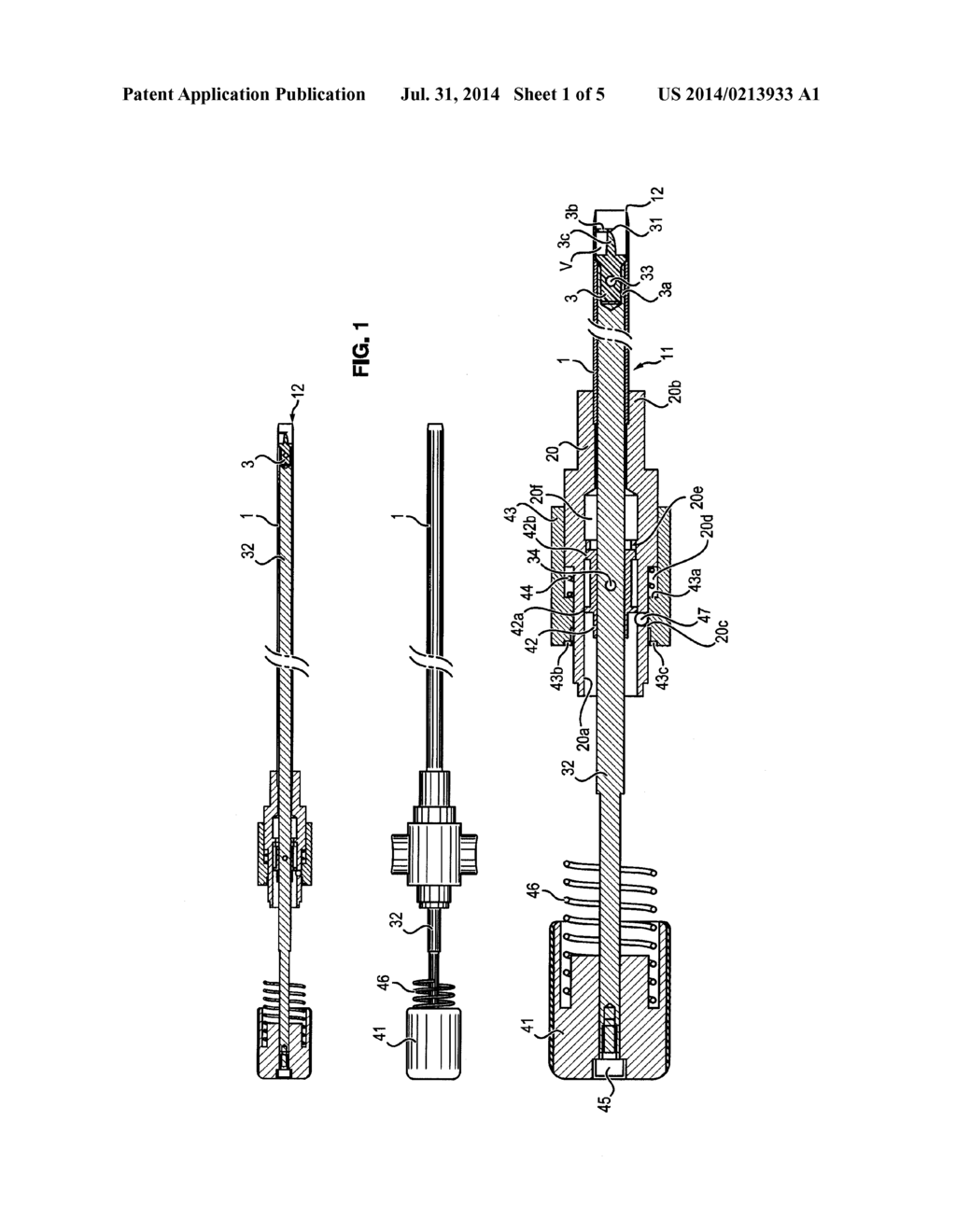 DEVICE FOR THE LAPAROSCOPIC REMOVAL OF A SUPERFICIAL CYLINDRICAL SAMPLE OF     A HUMAN OR ANIMAL BODY TISSUE - diagram, schematic, and image 02