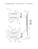 DISPOSABLE ABSORBENT ARTICLE WITH PROFILED ABSORBENT CORE diagram and image