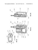 DRUG DELIVERY DEVICE WITH COMPRESSIBLE FLUID CHAMBERS diagram and image