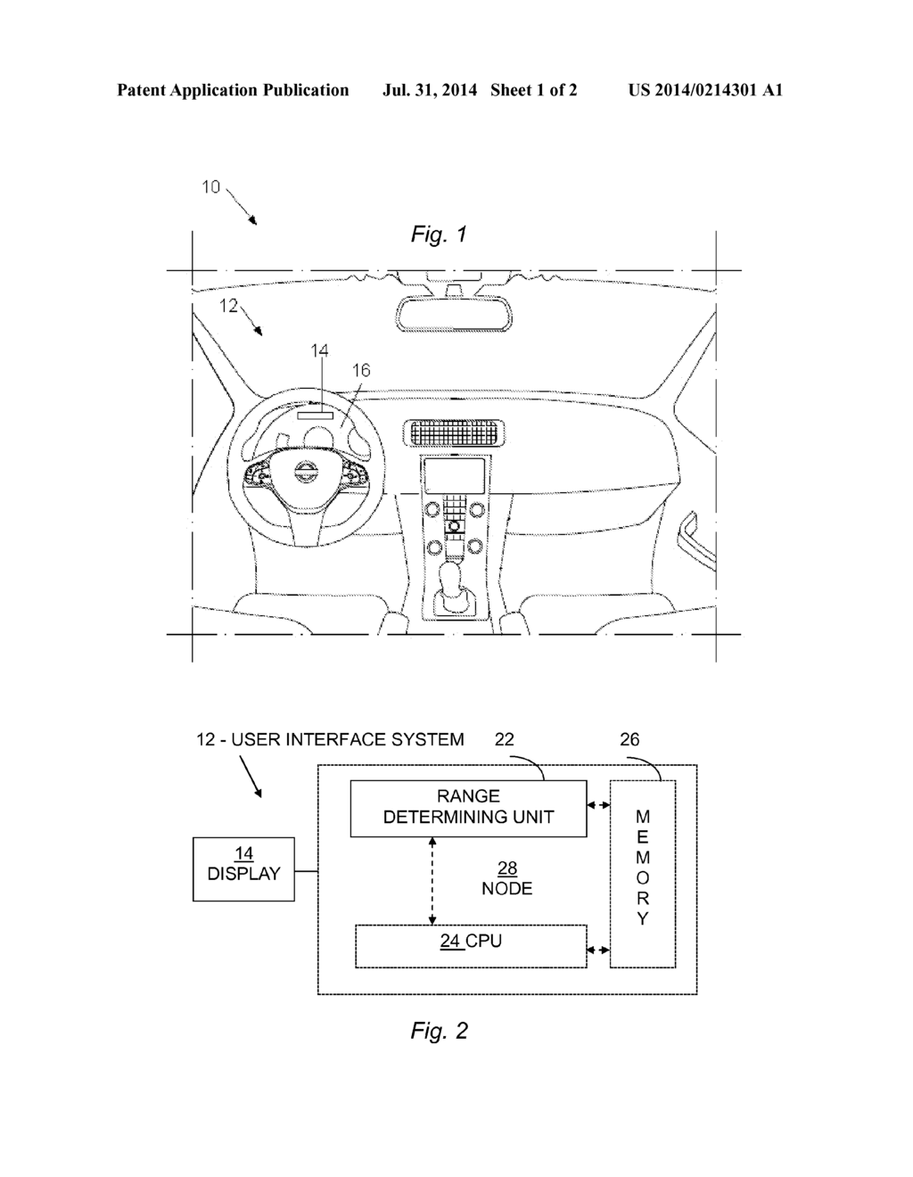 METHOD AND USER INTERFACE SYSTEM OF A VEHICLE FOR PROVIDING AN ENERGY     LEVEL GAUGE RELATIVE TO A VEHICLE RANGE METER - diagram, schematic, and image 02