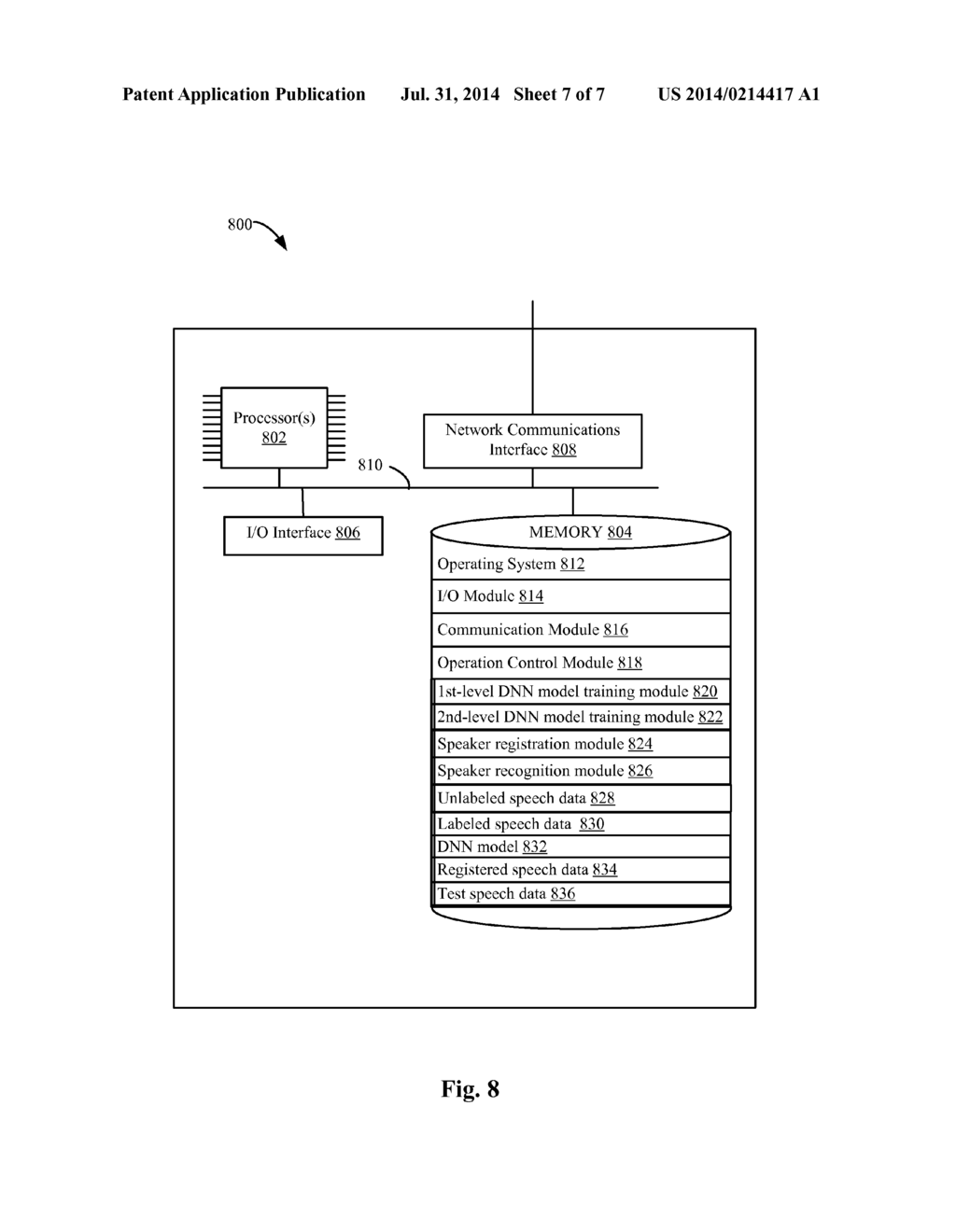 METHOD AND DEVICE FOR VOICEPRINT RECOGNITION - diagram, schematic, and image 08