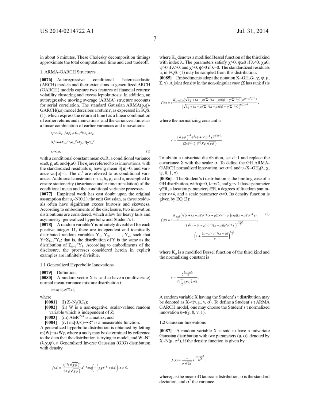 REAL TIME EVALUATION OF FINANCIAL RETURNS BASED ON NEARLY ELLIPTICAL     MODELS - diagram, schematic, and image 18