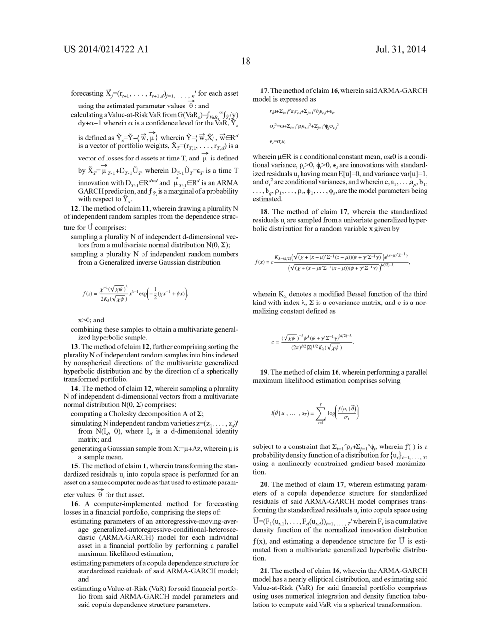 REAL TIME EVALUATION OF FINANCIAL RETURNS BASED ON NEARLY ELLIPTICAL     MODELS - diagram, schematic, and image 29