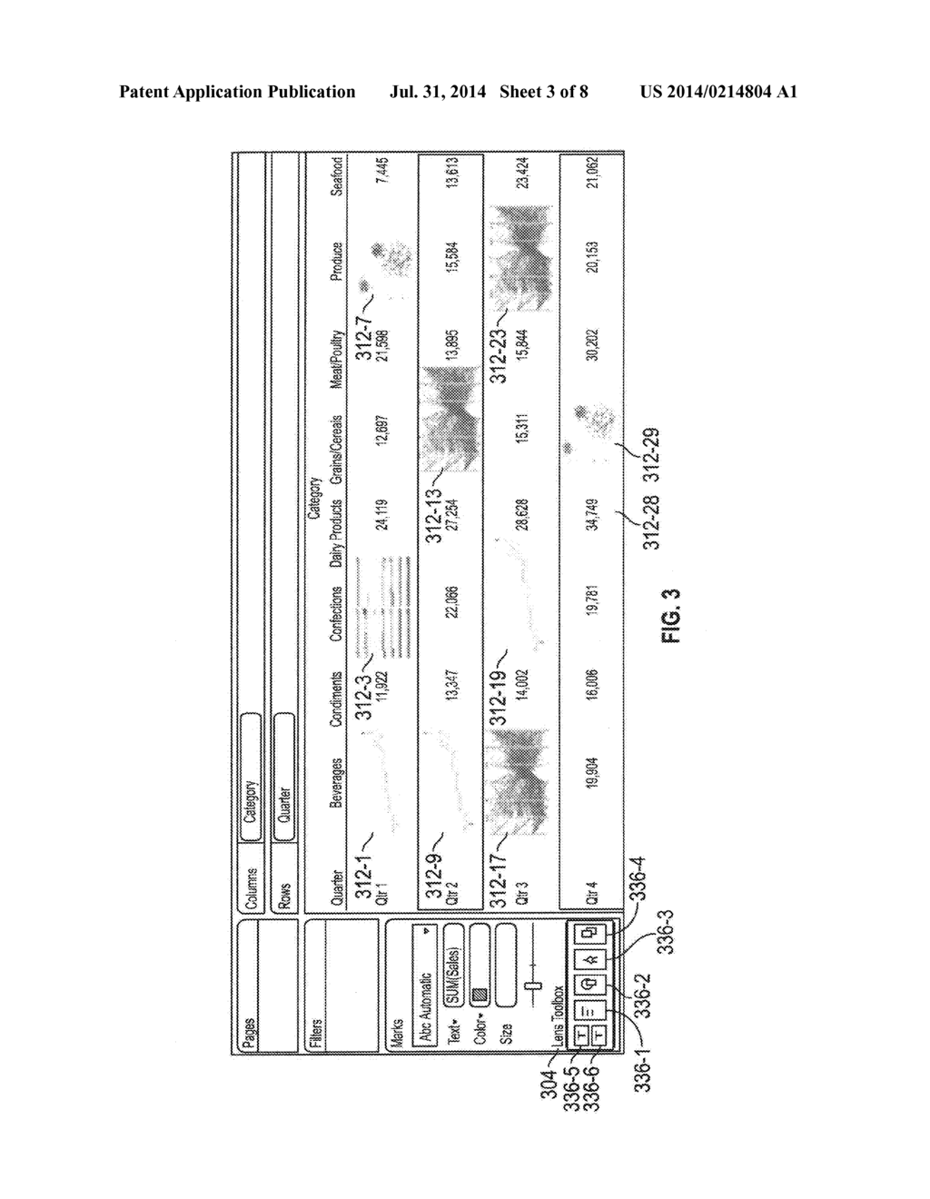 METHODS, APPARATUS AND SYSTEM FOR A MULTI-RESOLUTION VISUAL CROSSTAB - diagram, schematic, and image 04