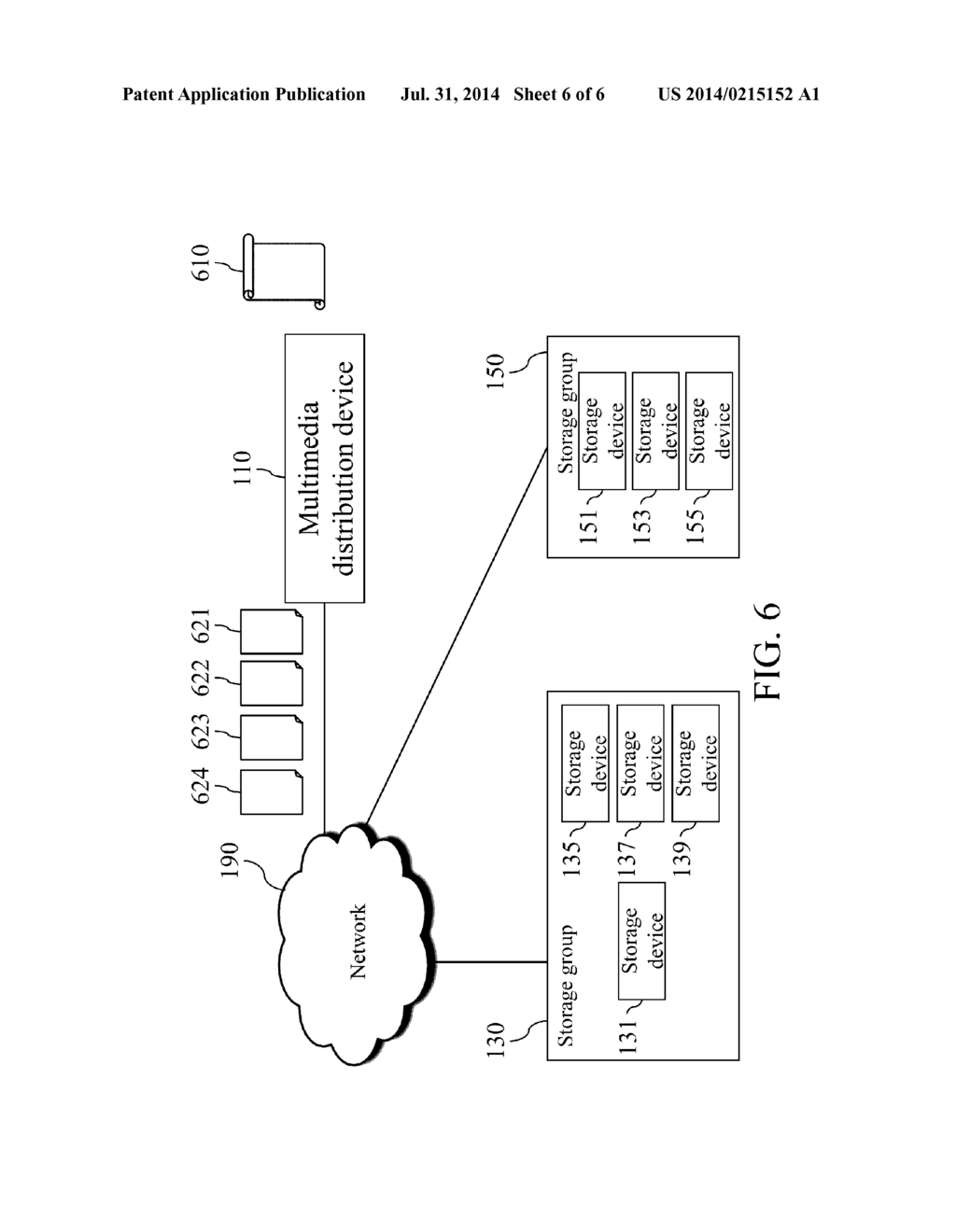 EXPANDABLE MULTIMEDIA STORAGE SYSTEM, MULTIMEDIA DISTRIBUTION DEVICE, AND     RELEVANT COMPUTER PROGRAM PRODUCT - diagram, schematic, and image 07