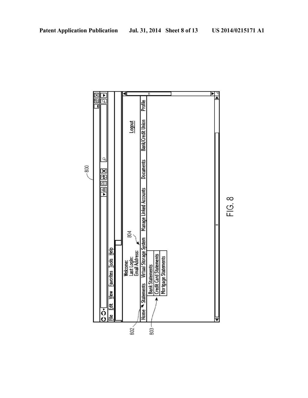 VIRTUAL STORAGE SYSTEM AND METHODS OF COPYING ELECTRONIC DOCUMENTS INTO     THE VIRTUAL STORAGE SYSTEM - diagram, schematic, and image 09