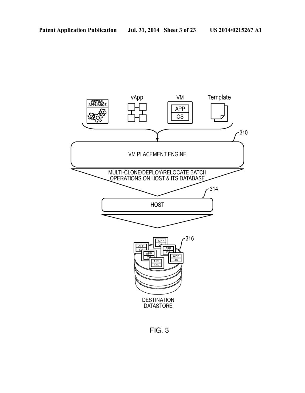 VIRTUAL MACHINE PLACEMENT WITH AUTOMATIC DEPLOYMENT ERROR RECOVERY - diagram, schematic, and image 04