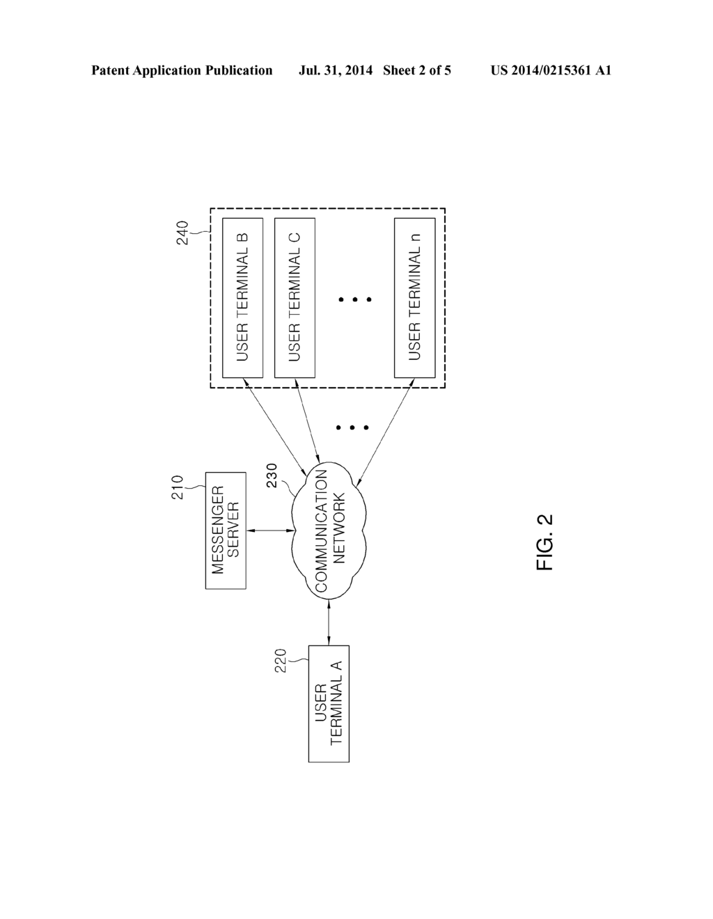 APPARATUS, METHOD AND COMPUTER READABLE RECORDING MEDIUM FOR SENDING     CONTENTS SIMULTANEOUSLY THROUGH A PLURALITY OF CHATTING WINDOWS OF A     MESSENGER SERVICE - diagram, schematic, and image 03