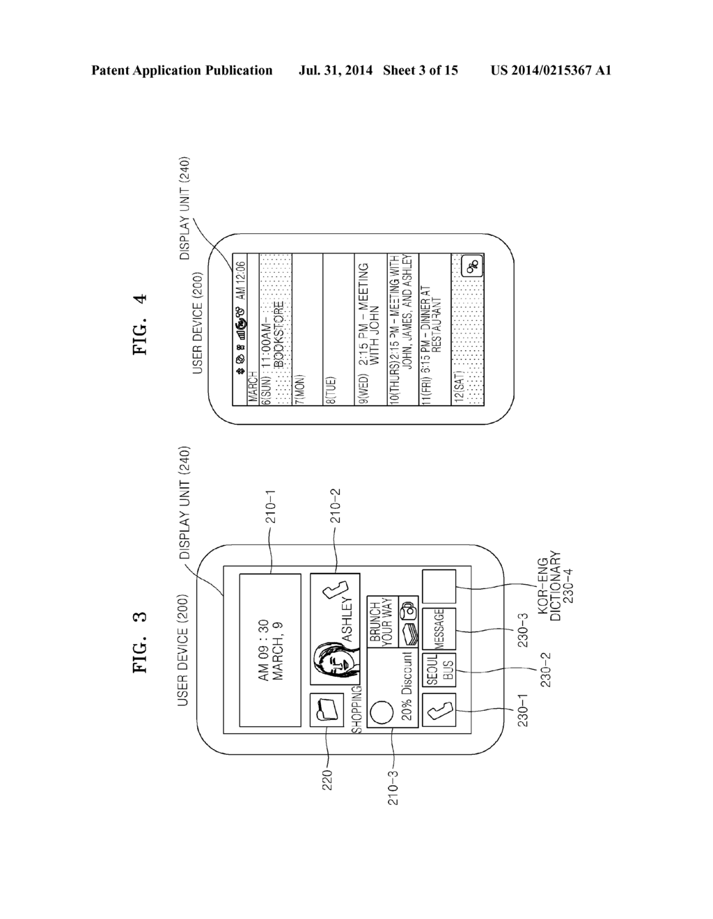 METHOD OF DISPLAYING USER INTERFACE ON DEVICE, AND DEVICE - diagram, schematic, and image 04